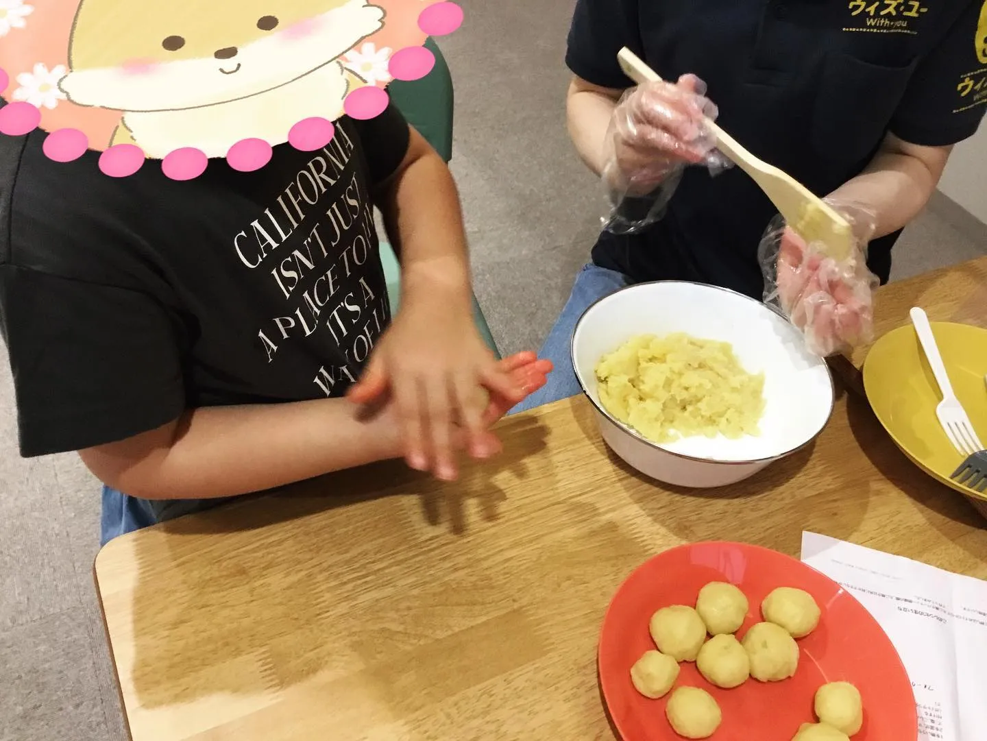 🍳調理レク🥄チーズポテト作り🍟　　