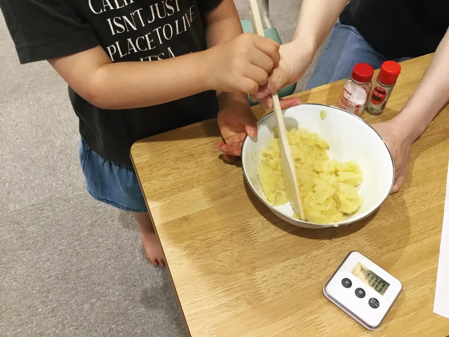 🍳調理レク🥄チーズポテト作り🍟　　